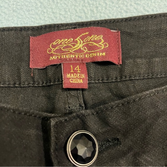 Black jeans with embellished pockets NWOT - Picture 6 of 16